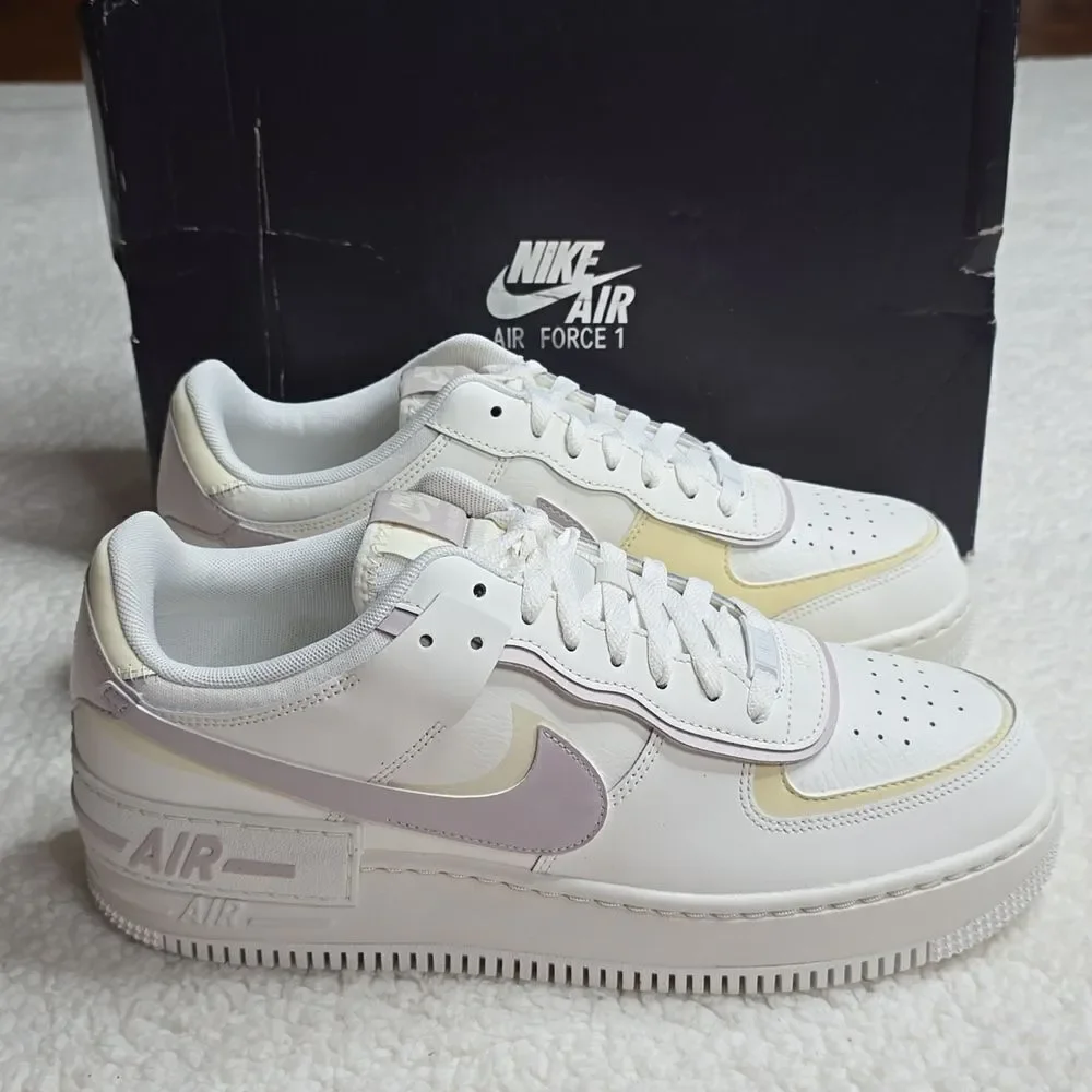 Nike Air Force 1 Low Shadow Sail Platinum Violet Women's Size 12
